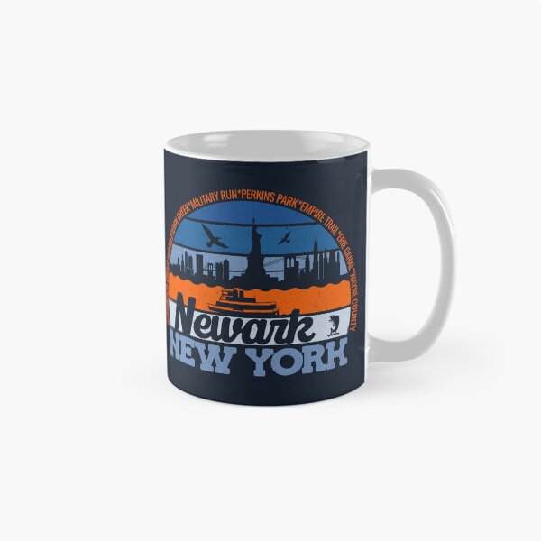 Item preview, Newark New York Sunset Retro Vintage Local Pride Logo designed and sold by CRHPOD20.