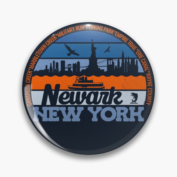 Item preview, Newark New York Sunset Retro Vintage Local Pride Logo designed and sold by CRHPOD20.