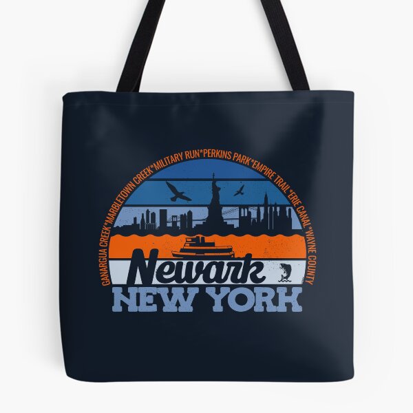 Item preview, Newark New York Sunset Retro Vintage Local Pride Logo designed and sold by CRHPOD20.
