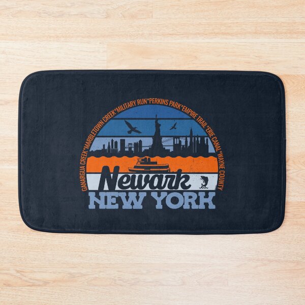 Item preview, Newark New York Sunset Retro Vintage Local Pride Logo designed and sold by CRHPOD20.