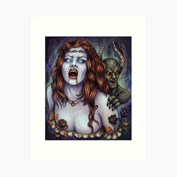 Item preview, Dark Gothic Vampire Clipart Bundle  Halloween Horror PNG Set designed and sold by Mnrrstudio.