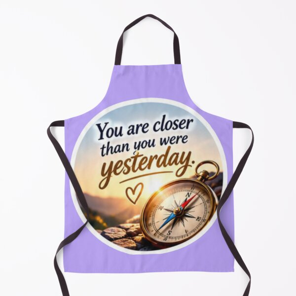Item preview, You Are Closer Today Than You Were Yesterday Vintage Compass Sticker designed and sold by Scro-Ciob-Shop.