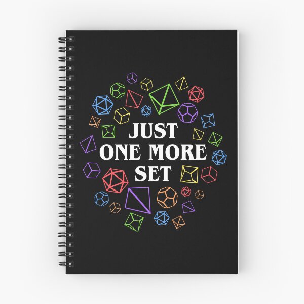 Item preview, Just One More Set Funny Dice Addict Tabletop RPG designed and sold by pixeptional.