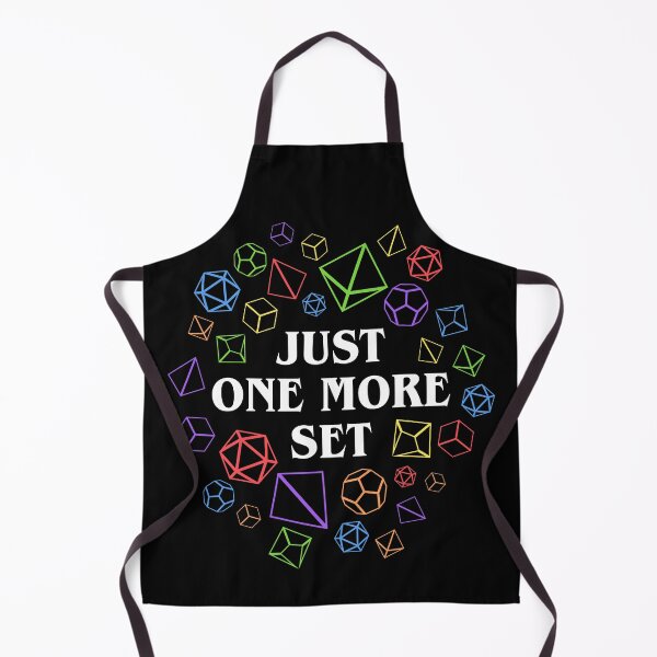 Item preview, Just One More Set Funny Dice Addict Tabletop RPG designed and sold by pixeptional.