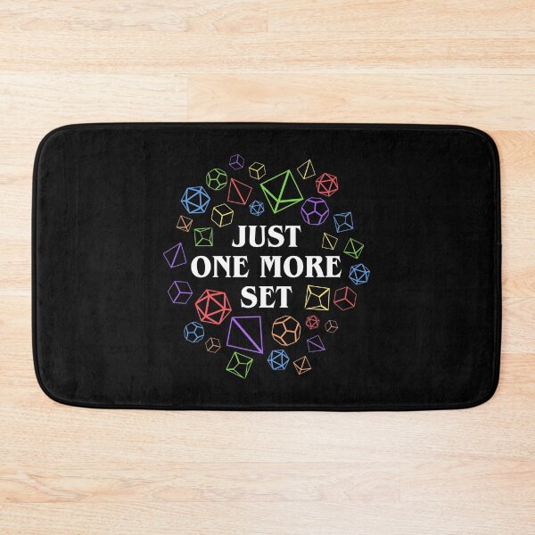 Item preview, Just One More Set Funny Dice Addict Tabletop RPG designed and sold by pixeptional.