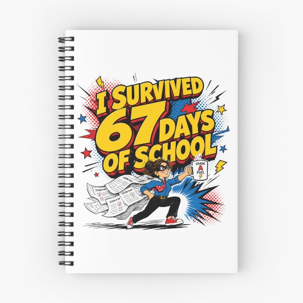 Item preview, 67 Days Of School Teacher Superhero Comic Book designed and sold by chattsuede.