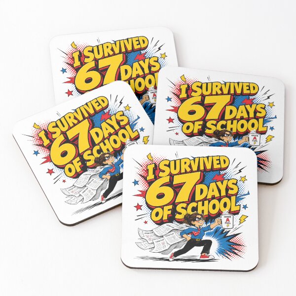 Item preview, 67 Days Of School Teacher Superhero Comic Book designed and sold by chattsuede.