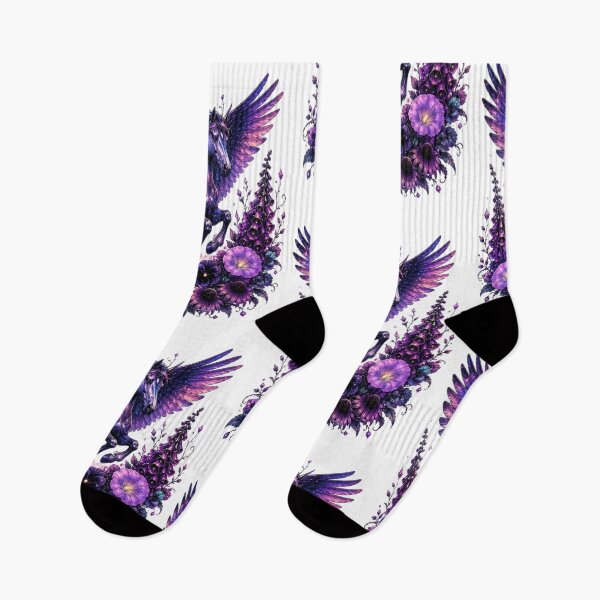 Item preview, Floral Winged Horse designed and sold by Spellhorn13.