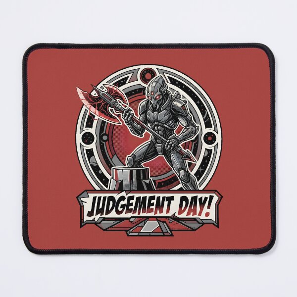 Item preview, Judgement Day Alien Executioner Laser Axe Retro Graphic designed and sold by DuckOddity.
