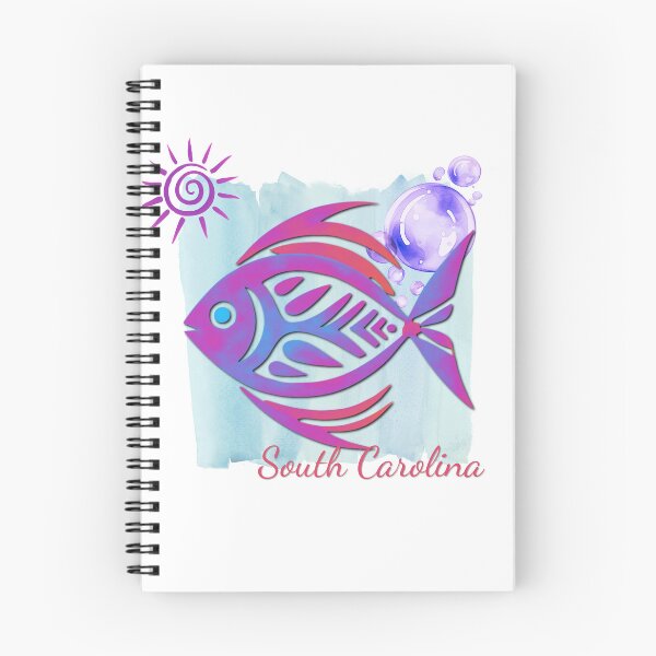 Item preview, South Carolina Tropical Fish Watercolor Beach Design designed and sold by DonnaRaine.