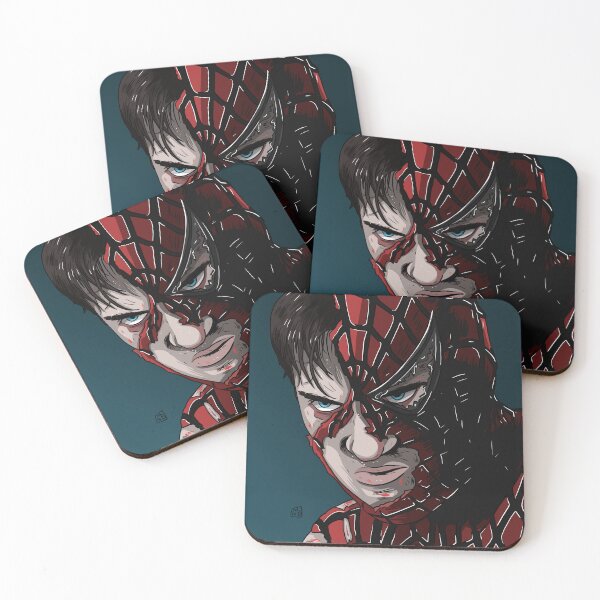 Item preview, Tobey Maguire Spider-Man Battle Damage designed and sold by blacksnowcomics.
