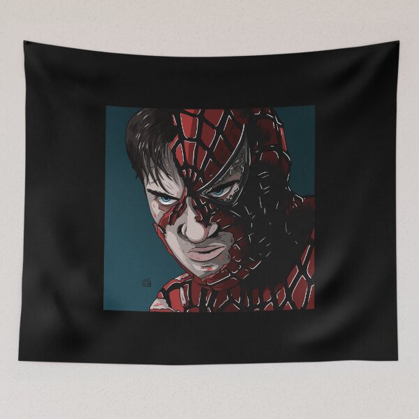 Item preview, Tobey Maguire Spider-Man Battle Damage designed and sold by blacksnowcomics.