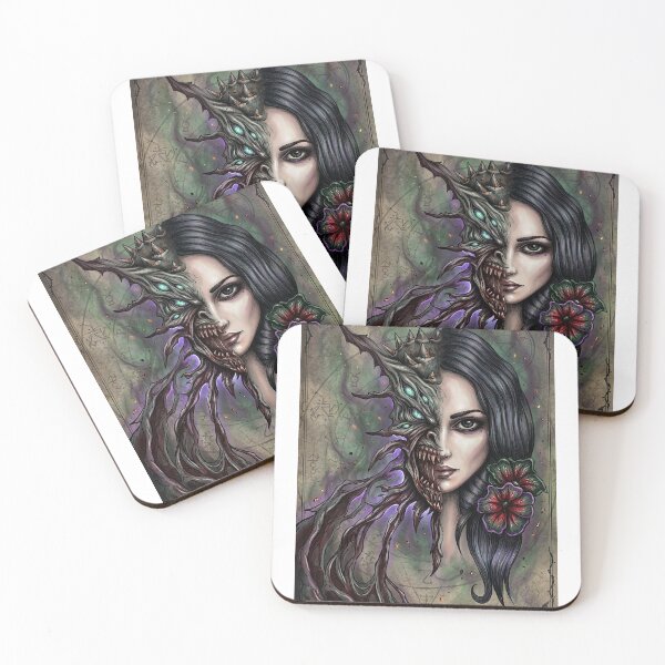 Item preview, Gothic Fantasy Art | Creepy Vampire Women | Digital Download | Sublimation PNG designed and sold by Mnrrstudio.