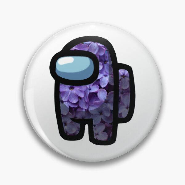 Item preview, among us crewmate - purple flower pattern designed and sold by noob publishing.