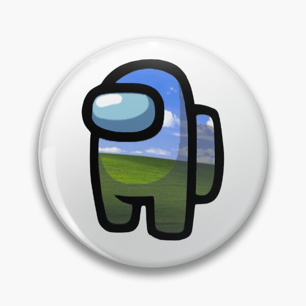 Item preview, among us crewmate - windows background bliss pattern designed and sold by noob publishing.
