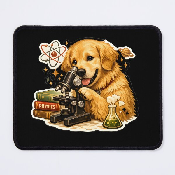 Item preview, Golden Retriever Science Teacher Dog Lover STEM Classroom Design designed and sold by Sahil Randhawa.