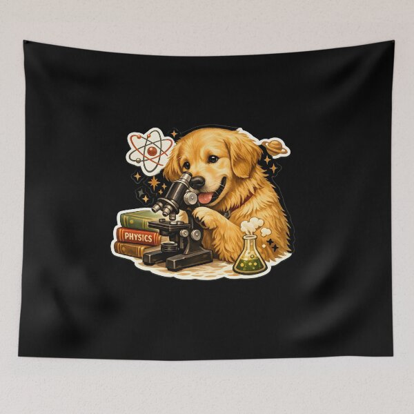 Item preview, Golden Retriever Science Teacher Dog Lover STEM Classroom Design designed and sold by Sahil Randhawa.