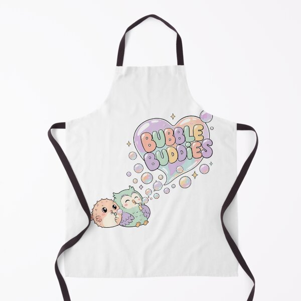 Item preview, Kawaii Pufferfish Owl Bubbles Cute Friendship Animals designed and sold by chattsuede.