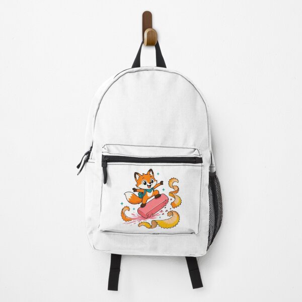 Item preview, Kawaii Fox Skateboarding Eraser Back To School designed and sold by chattsuede.