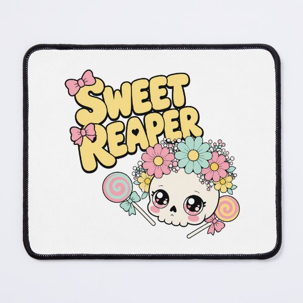 Item preview, Sweet Reaper Kawaii Skull Pastel Goth Aesthetic designed and sold by chattsuede.
