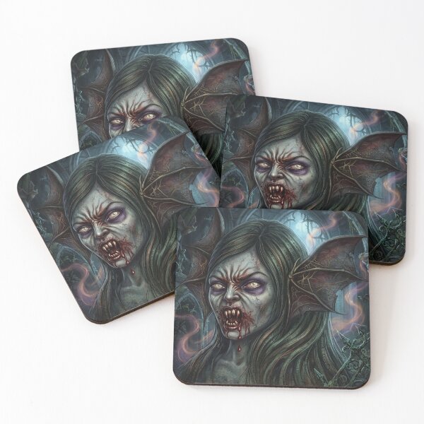 Item preview, Gothic Fantasy Art | Creepy Vampire Women |For Halloween | Sublimation PNG designed and sold by Mnrrstudio.