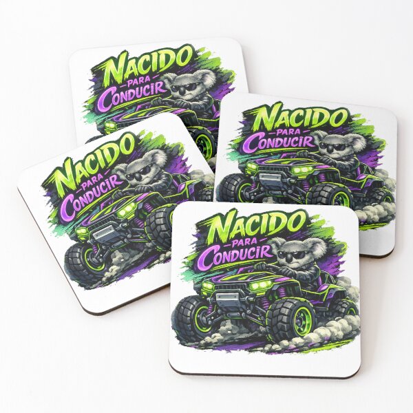 Item preview, Koala Racer – Nacido para Conducir (Neon Edition) designed and sold by ANNART1602.