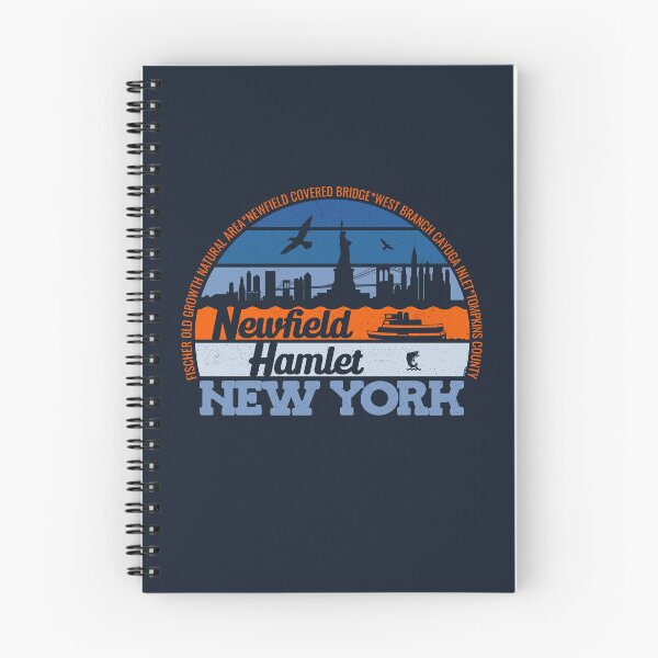 Item preview, Newfield Hamlet New York Sunset Retro Vintage Local Pride Logo designed and sold by CRHPOD20.