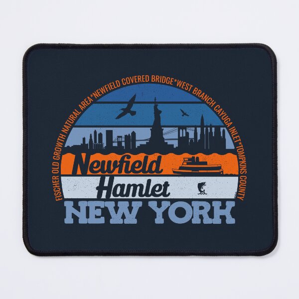 Item preview, Newfield Hamlet New York Sunset Retro Vintage Local Pride Logo designed and sold by CRHPOD20.