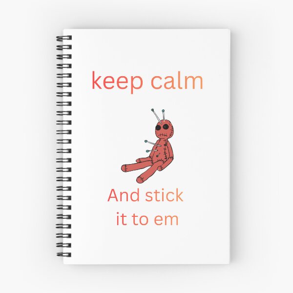 Item preview, Keep Calm Voodoo Doll designed and sold by SpookyNSweet.