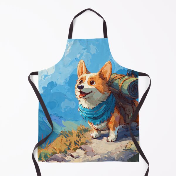 Item preview, Adventure Corgi Hiker Cute Mountain Trail Dog designed and sold by animevisions.