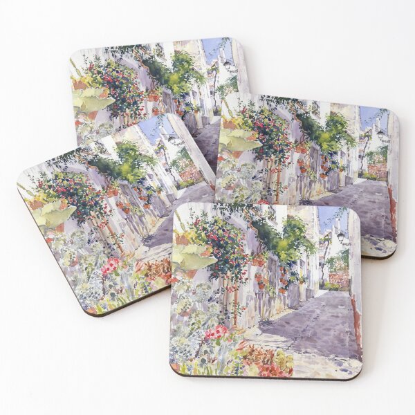 Item preview, A village street in summer, Almócita designed and sold by Margaret Merry.