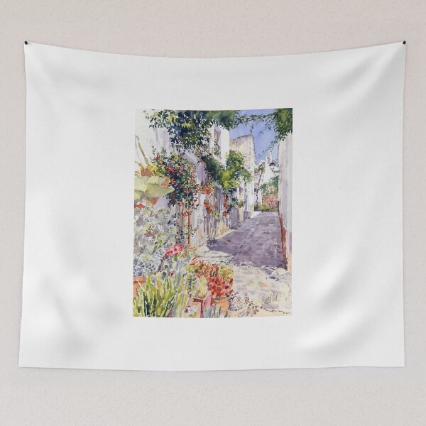 Item preview, A village street in summer, Almócita designed and sold by Margaret Merry.