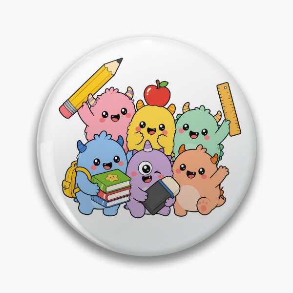 Item preview, Kawaii Monsters Back To School Cute Colorful Cartoon designed and sold by chattsuede.