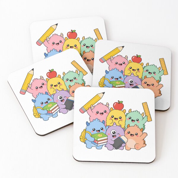 Item preview, Kawaii Monsters Back To School Cute Colorful Cartoon designed and sold by chattsuede.