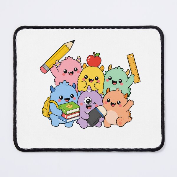 Item preview, Kawaii Monsters Back To School Cute Colorful Cartoon designed and sold by chattsuede.