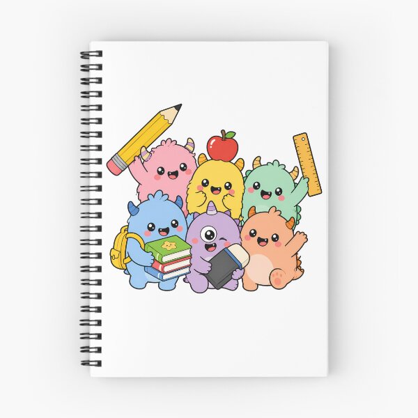 Item preview, Kawaii Monsters Back To School Cute Colorful Cartoon designed and sold by chattsuede.