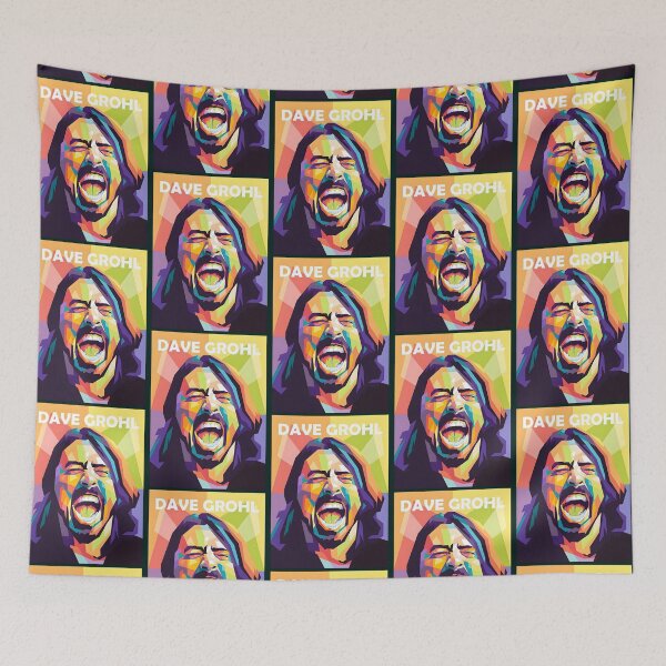 Item preview, Dave Grohl Shouting Pop Art designed and sold by SicksShirts.