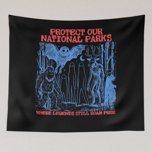 Item preview, Protect Our National Parks Where Legends Still Roam Free designed and sold by ClaudetteMillie.