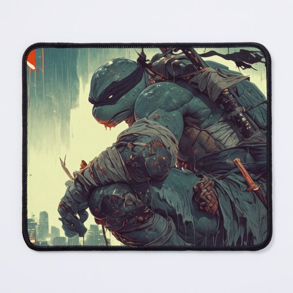 Item preview, The Last Ronin Michelangelo Last Stance designed and sold by AnimeArsenalPrints.