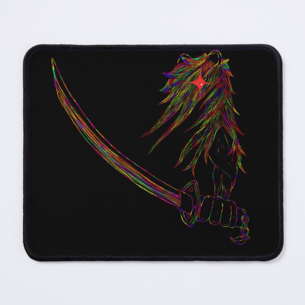 Item preview, Sword Swipe Tanuki (rainbow version) designed and sold by NueBaku.