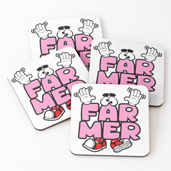 Item preview, FARMER - WORK Words Character Bold Retro designed and sold by NFTWords.