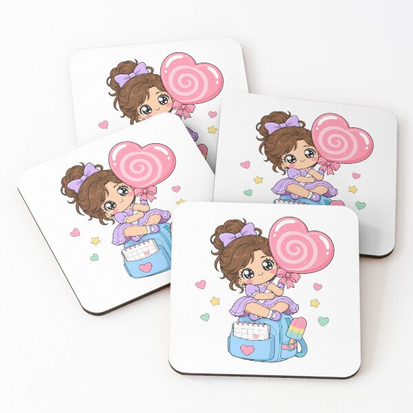 Item preview, Kawaii School Girl Lollipop Back to School designed and sold by chattsuede.