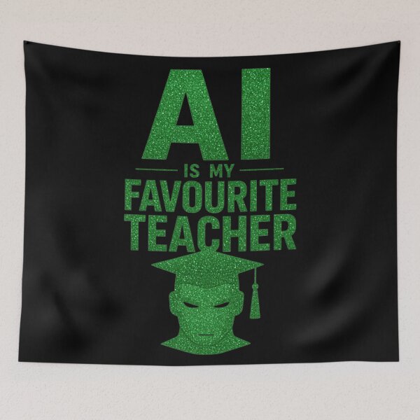 Item preview, AI Is My Favorite Teacher - Funny AI Takeover Future School Robot Teacher  designed and sold by TEEJAMBOREE.