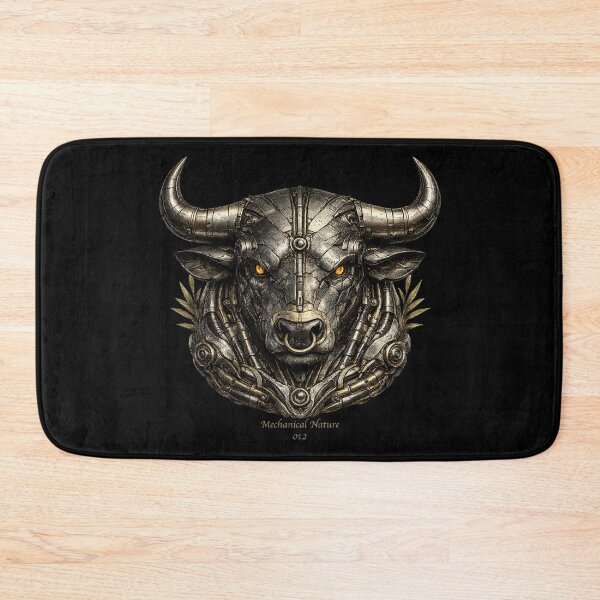 Item preview, Mechanical Nature 012 – Cybernetic Bull | Biomechanical Bull | Futuristic Mechanical Strength Art designed and sold by getpressedshirt.