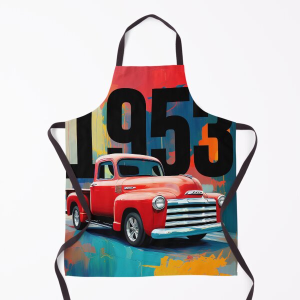 Item preview, A Classic on Wheels: Red 1953 Pickup Truck designed and sold by elcarnero.