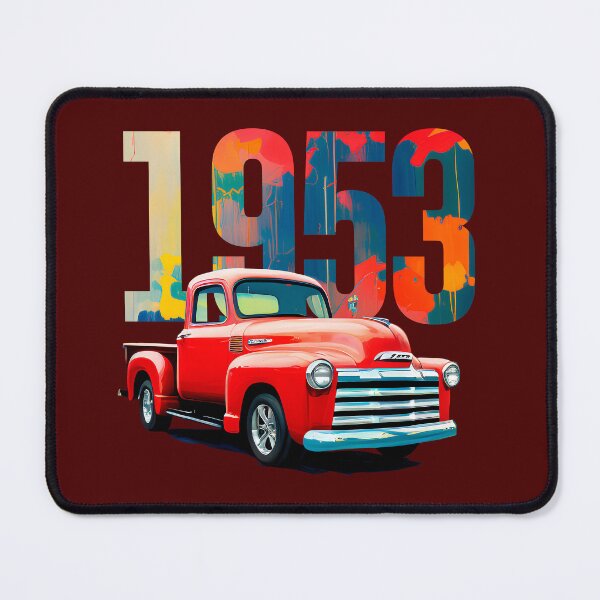 Item preview, A Classic on Wheels: Red 1953 Pickup Truck designed and sold by elcarnero.