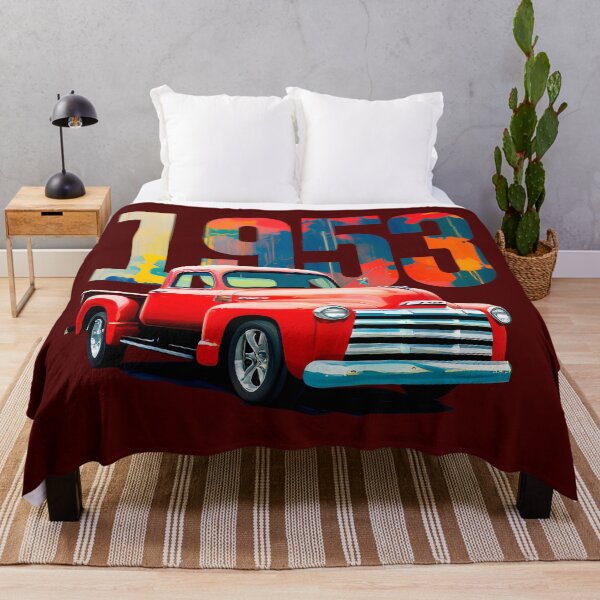 Item preview, A Classic on Wheels: Red 1953 Pickup Truck designed and sold by elcarnero.