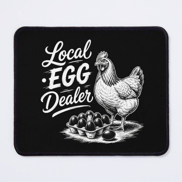 Item preview, Local Egg Dealer Funny Chicken Design designed and sold by TshirtsOnline-.
