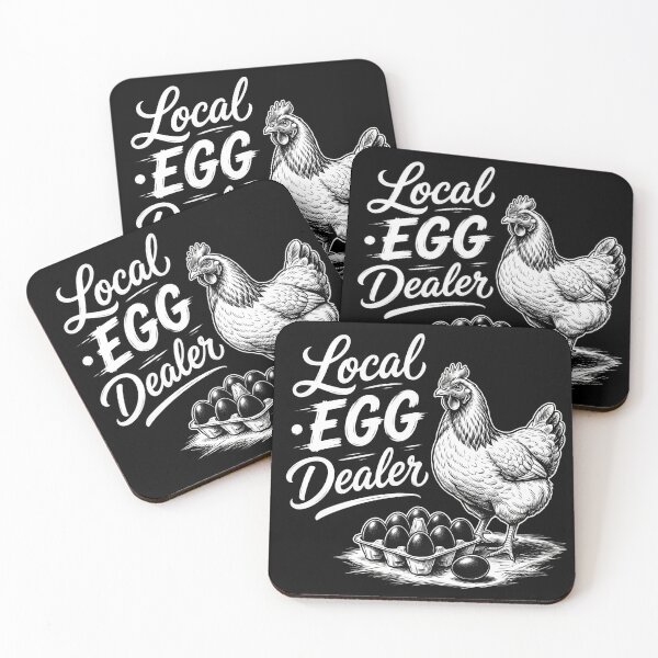 Item preview, Local Egg Dealer Funny Chicken Design designed and sold by TshirtsOnline-.