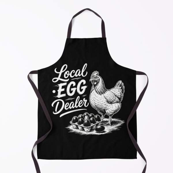 Item preview, Local Egg Dealer Funny Chicken Design designed and sold by TshirtsOnline-.